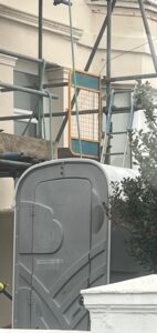 construction site toilet