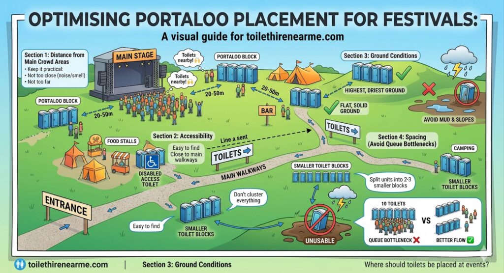 Toilet Guide to Portaloo Placement