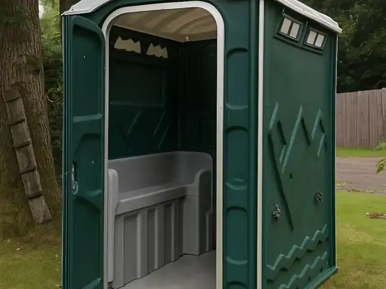 6 bay urinal unit for event toilet hire at festivals and parties